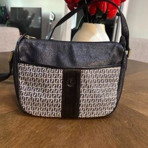 Fendi Black and White Women's Bag